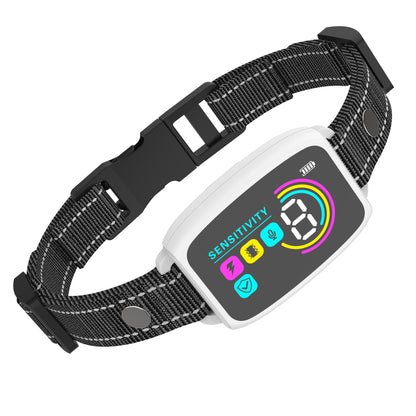 Smart Automatic Anti-Bark Dog Collar | Rechargeable Waterproof Bark Stopper with Digital Display