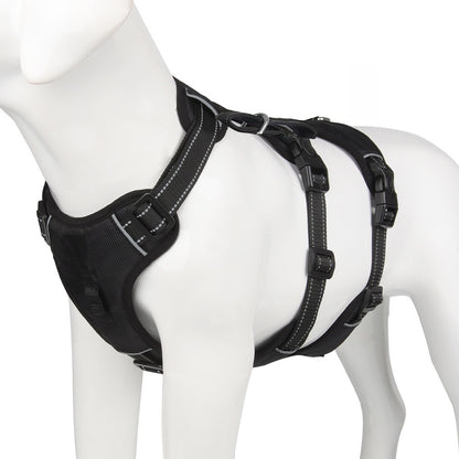 Harness For Large Dogs Durable Bite-Resistant Chest And Back Harness For Dogs