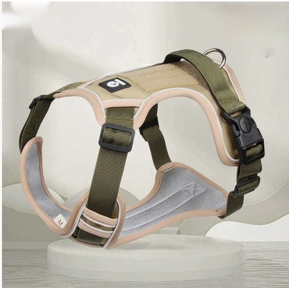 Harness For Large Dogs Durable Bite-Resistant Chest And Back Harness For Dogs