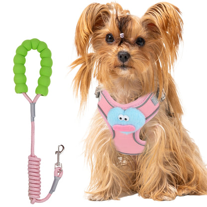 No Pull Dog Harness With Multifunction Dog Leash,Soft Adjustable No Choke Escape Proof Pet Harness Vest For Medium Dogs