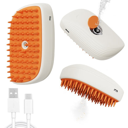 Steam Pet Grooming Brush