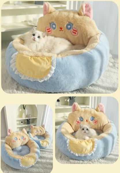Cute Cat Bed For Indoor Cute Cat Dog Bed Tent With Removable Washable Cushioned