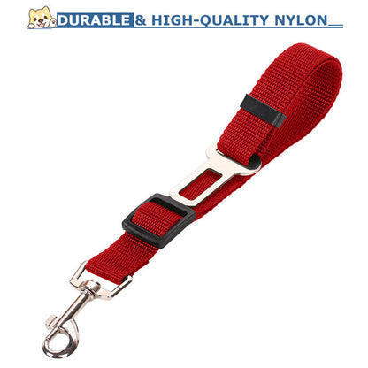High Quality Durable Pet Cat Dog Vehicle Leash Nylon Adjustable Car Seat Dog Safety Belt Pet Leashes
